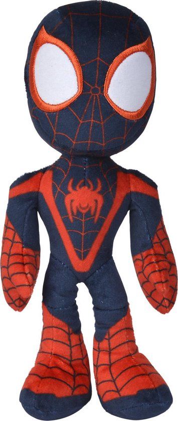 Disney Spider-Man Miles Morales Glow in the Dark Eyes Plush - 25cm