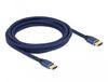 Delock 85448 HDMI kabel 3 m HDMI Type A (Standaard) Blauw