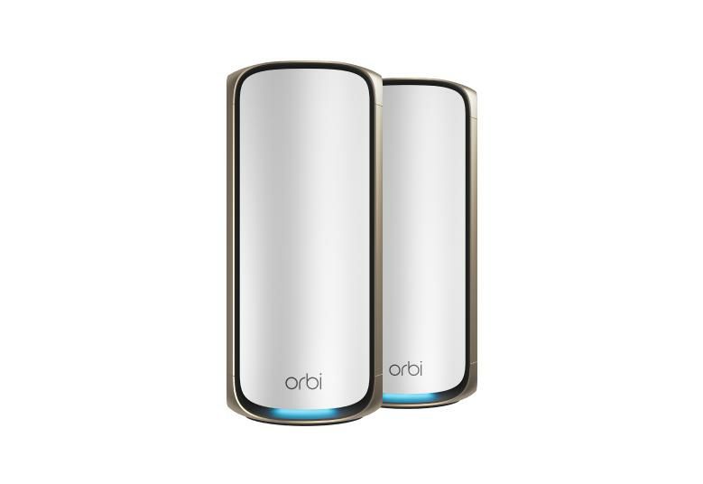 NETGEAR Orbi 970 Series WiFi 7 Mesh System - Quad-Band - 2-Pack - Grey