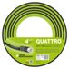 Cellfast Tuyau d'arrosage QUATTRO Durable, léger 4 couches, résistant aux UV, tuyau renforcé de fil, tressé en croix, 20 bar, 1" 10m, 10-086