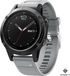 Strap-it Garmin Fenix 5 / 6 bracelet en silicone - gris