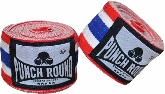 Punch Roundâ„¢ Perfect Stretch Thai Flag Nylon Bandages 460 cm Punch Round Bandage