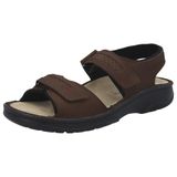 Berkemann Berkoflex sandalen voor heren, nubuckleer, medium. Voetbed: uitneembaar