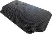 Famanu – Grilldek en terrasmat - 91 x 160 cm - zwart
