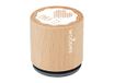 Stempel van hout en rubber voor Ti diameter: 33 x 30 mm.