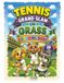 Tennis Grand Slam on Grass Coloring Book: 36 Fun Coloring Pages with Cute Animal Tennis Players, Grand Slam Matches, Championships, Trophies, Fans & More
