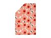 Marimekko Housse de couette Unikko 150x210 cm Blanc cassé-corail-orange rouge-charbon