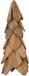 vidaXL Kerstboom met standaard Bruin 51 cm Massief teakhout