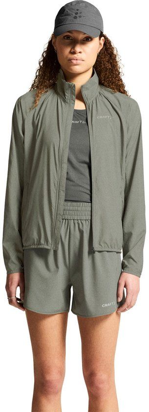 CRAFT - Core ESS WIND JACKET W - Hardloopjack - Groen - Dames - Maat L