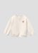 s.Oliver chemise à manches longues, imprimé dorsal et broderie