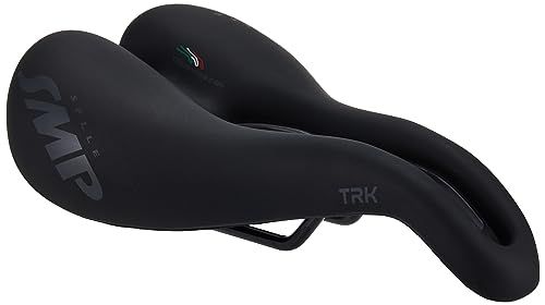 SMP4Bike TRK fietszadel voor heren, zwart, 28 x 16 cm