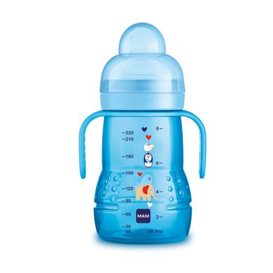 MAM Trainer+ drinkfles - 220 ml - Olifant
