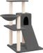 vidaXL Kattenmeubel met sisal krabpalen 82 cm donkergrijs