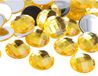 Decoratieve edelstenen van acryl, geel, 25 mm. 100 stuks.