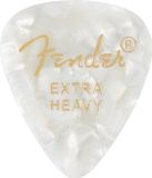 Fender 1980351605 351 Vorm Premium Picks Extra Zwaar Witte Moto Celuloid 12-Pack