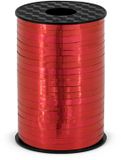 Merkloos Sierlint kunststof - rood - 5 mm x 225 meter
