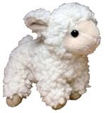 Harlekijn Knuffel Schaap Lammetje Wollie 14 cm