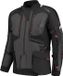 Rusty Stitches Cliff Waterdichte motorfiets textieljas Zwart/grijs/rood 3XL