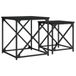 VidaXL set de table basse bois de manguier noir