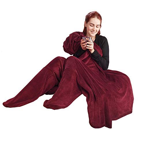 CelinaTex Footy Knuffeldeken - XL 170 x 200 cm - Bordeaux