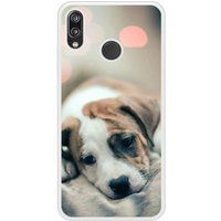 Huawei Bedrukt siliconen hoesje compatibel met P20 Lite Chiot rêveur