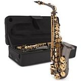 Gear4music Altsaxofoon, Zwart & Goud
