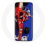 Maniacase Hoesje voor Samsung Galaxy S6 rand Formule 1 Fernando Alonso F1 Racing Driver Red