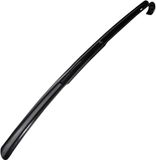 HI Schoenlepel lang - 64 cm - kunststof - zwart - met haak - instaphulp - schoenen
