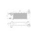 Valeo Intercooler, Inlaatluchtkoeler 818582 | Compatibel met: FIAT 500, FORD KA