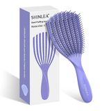 Haarborstel SHINLEA Haarborstel - Ontwarrende haarborstel voor krullend haar, ontluchtingsborstel voor föhnen en stylen van haar - vermindert breuk, elimineert knopen, krullende haarborstel voor vrouwen, mannen