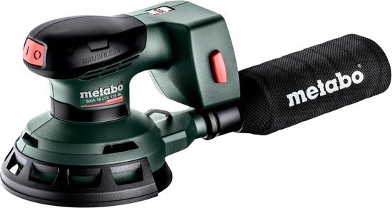 Metabo SXA 18 LTX 125 BL accu excenterschuurmachine 18V excl. accu's en lader in MetaBOX 600146840