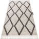 Rugsx - Tapis Berber Troik Crème Franges Berbère Marocain Shaggy Beige 120x170 cm