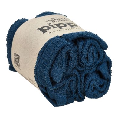 Pippi Washandjes - 4 stuks - Donkerblauw