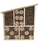 Dehner Natura Osmia Insectenhotel, ca. 32 x 9 x 30 cm, grenen, dennenhout/bamboe/multiplex, naturel