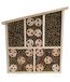 Dehner Natura Osmia Insectenhotel, ca. 32 x 9 x 30 cm, grenen, dennenhout/bamboe/multiplex, naturel