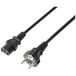 Sygonix SY-5243888 Câble d'alimentation pour appareil froid Noir 3,00 m