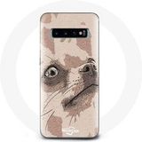Maniacase Samsung Galaxy S10 Plus Hoesje Chihuahua Hondenras