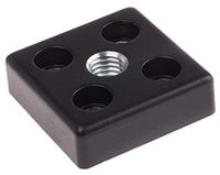 RS PRO Grondplaat type voetplaat, 40, M10, M5, 5 mm