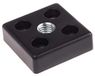 RS PRO Grondplaat type voetplaat, 40, M10, M5, 5 mm