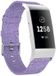 By Qubix Qubix Fitbit Charge 3 nylon bandje - Licht paars