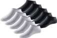 Schiesser Bluebird sneakersokken 10-pack voor heren, maat 39-42, katoen, zwart/wit