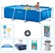 Intex Rechthoekig Frame Zwembad - 260 x 160 x 65 cm - Blauw