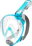 DUKE Cressi Duke Dry Full Face Mask Clear/Aquamarine M/L