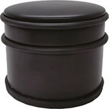 Benson Deurstopper - zwart-mat - D9 cm - 1,1 kg