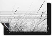 Chefcare Inductie Beschermer Strand en Zee - Zwart Wit - 75x50 cm