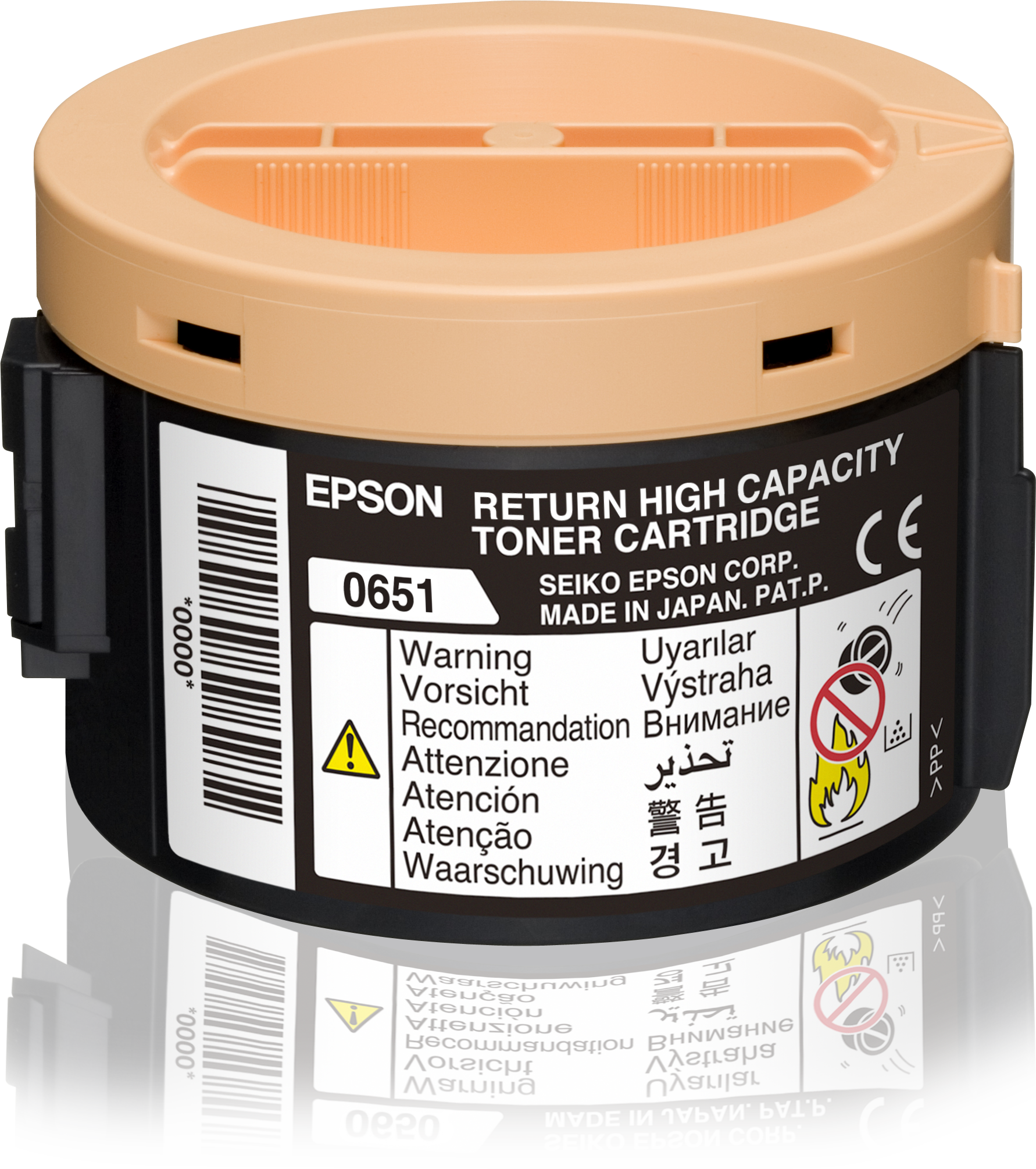 Epson Return High Capacity Toner Cartridge Black 2.2k