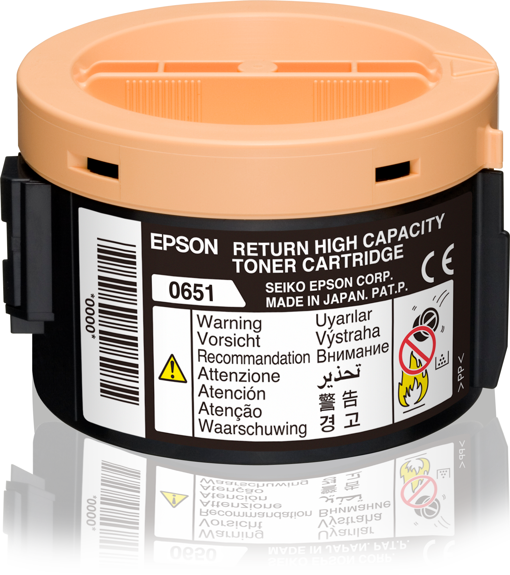 Epson Return High Capacity Toner Cartridge Black 2.2k - C13S050651