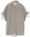 Tom Tailor Losvallende blouse met strikken - Maat 46 - small brown dot print