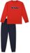 SCHIESSER Pyjamaset voor jongens, katoen, lange mouw, rood, maat 152