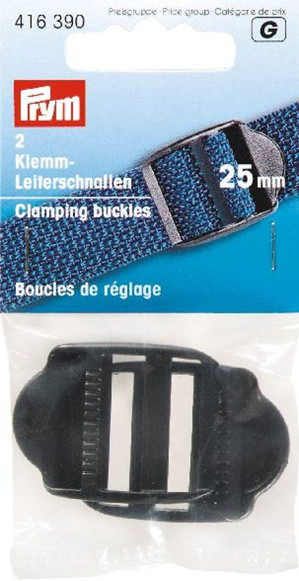 Prym Klemgesp 25 mm Zwart
